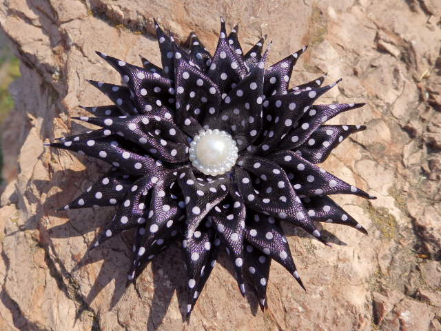 2v1 spona- brož Chrysanthème