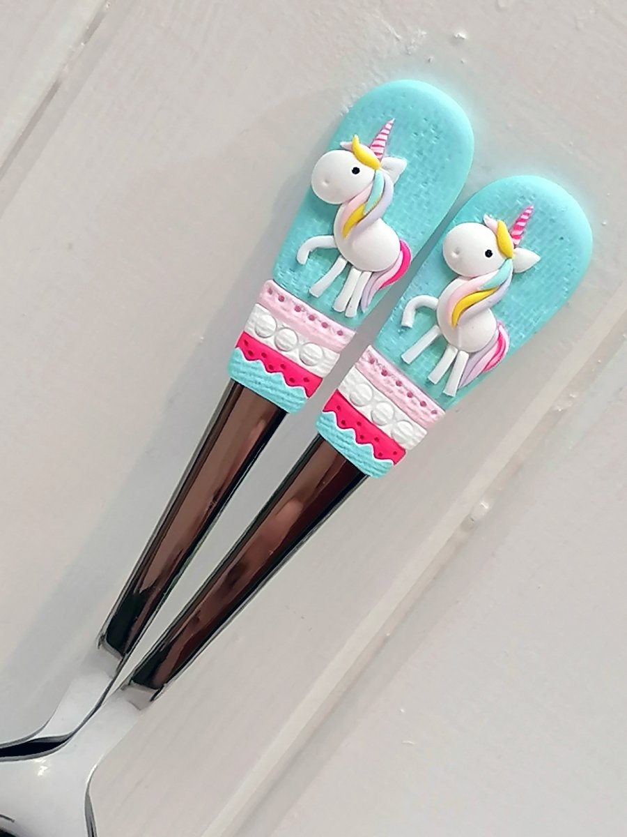 Jednorožec - dětská polévková lžíce 