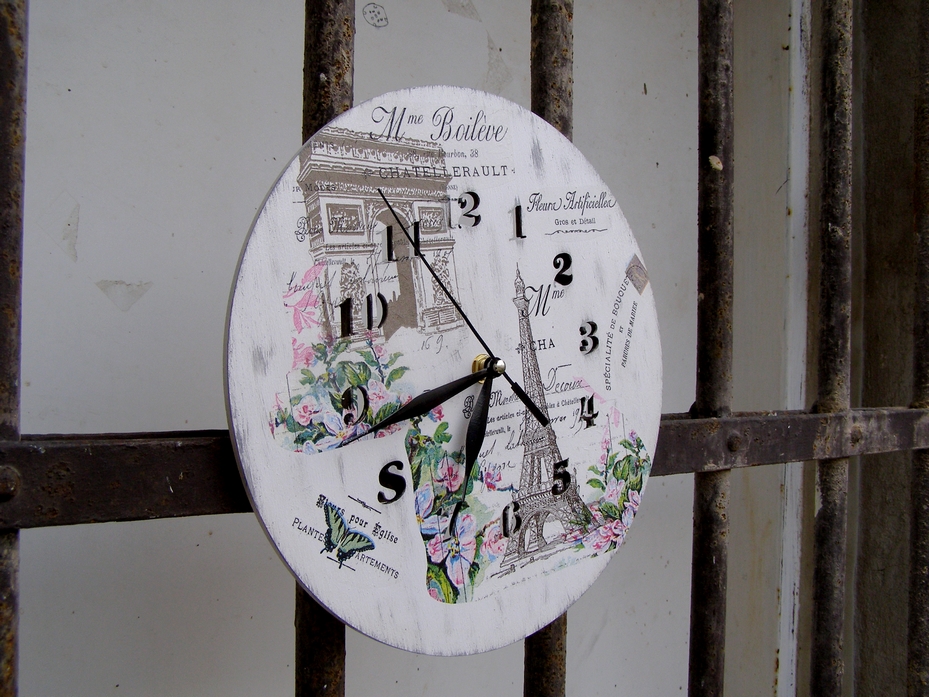 Hodiny - Paříž v patině