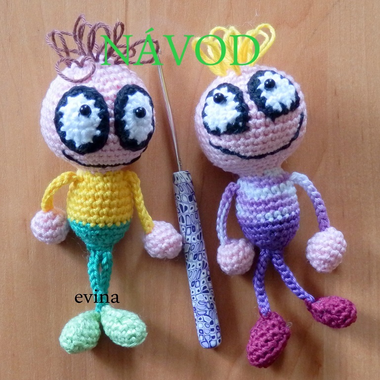 Návod na háčkovaný přívěsek