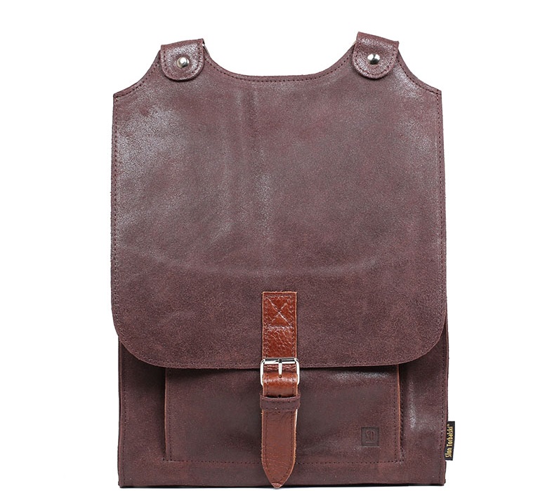 Kožený batoh hnědý 