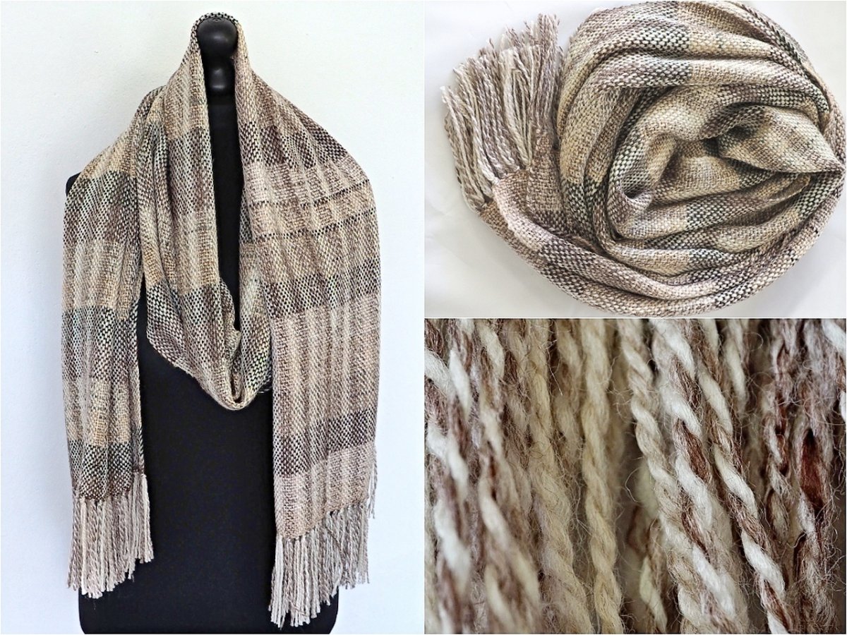 RUČNĚ TKANÁ ŠÁLA - PLÉD - ALICE