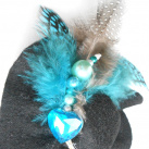Brož klobouk No. 8 Turquoise