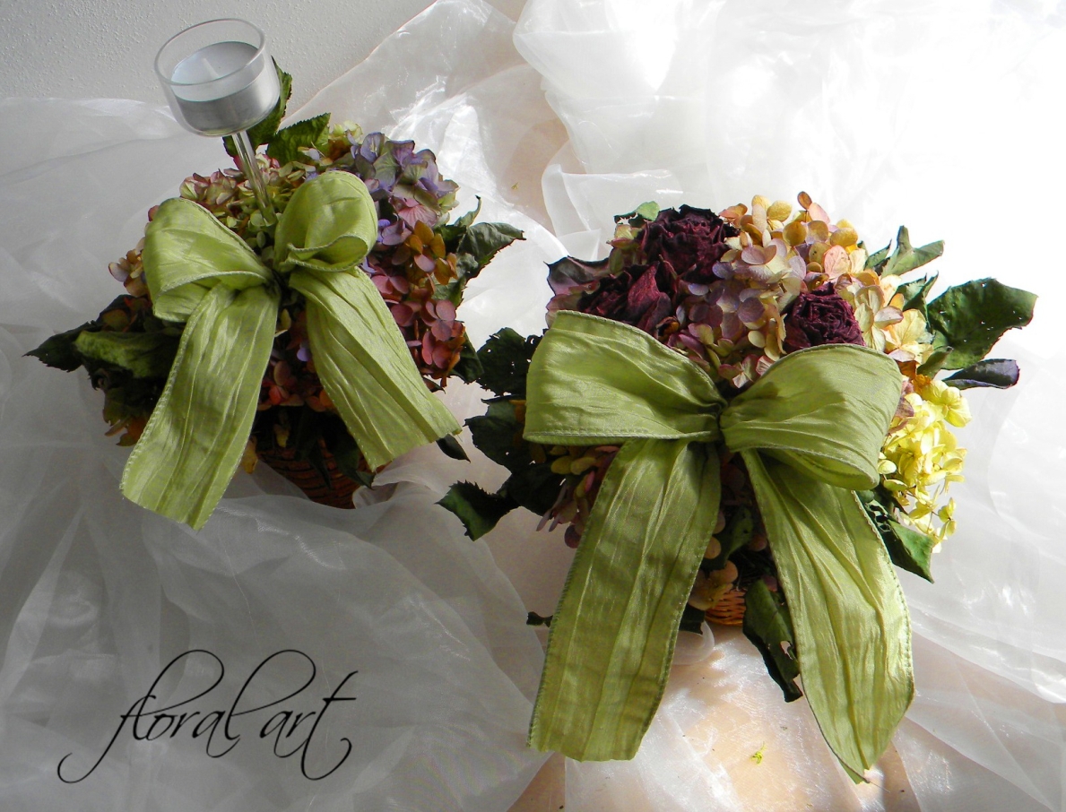 Pozdravy ze staré Anglie- set svícen a aranžmá