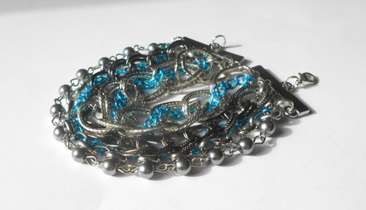 náramek "ROCK  BLUE"