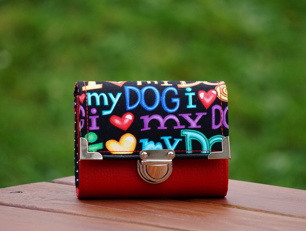 Peněženka I Love My Dog, 8 karet, na fotky