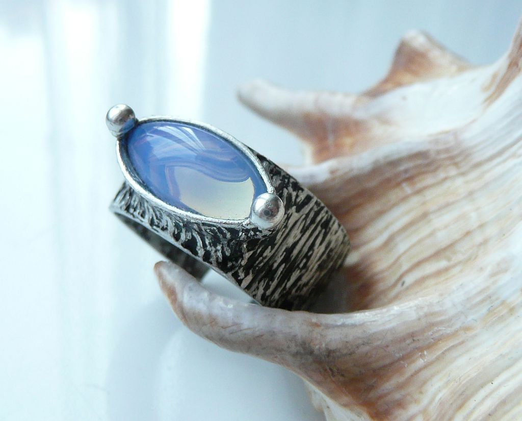 Lune.. / cínovaný prsten / 