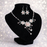 Luxusní květinový set-náhrdelník a náušnice