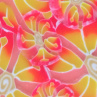 Náhrdelník kytiškový kulatý v neonových barvách