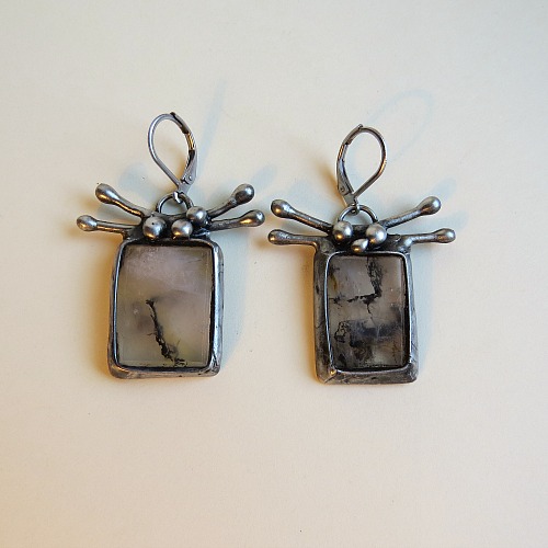 přeslička - náušnice na přání