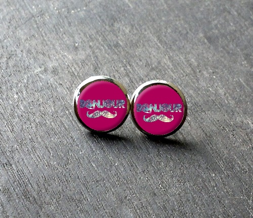 Náušnice Knírek bonjour