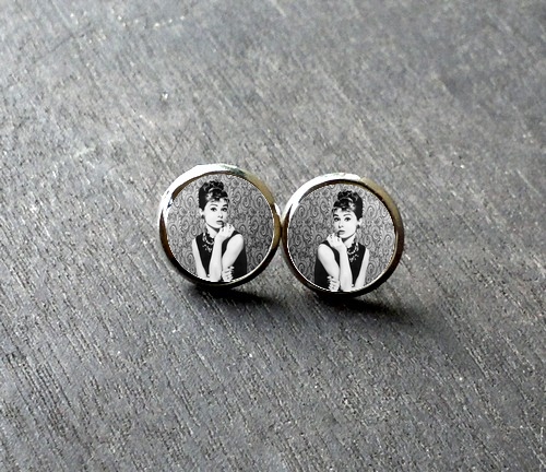 Náušnice Audrey Hepburn