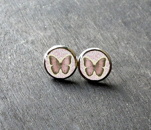 Náušnice Motýli