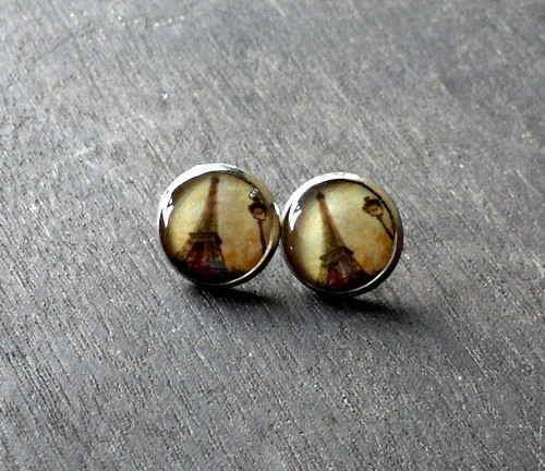 Paříž ve stylu vintage - puzetky 