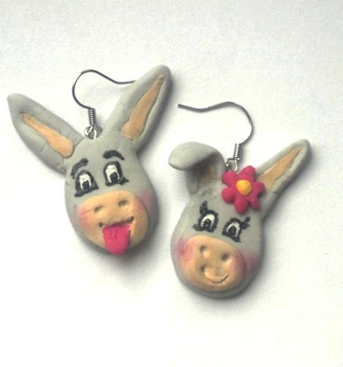 Felix a Flower Oslíkovi- náušničky