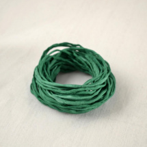 Hedvábná šňůrka smaragdově zelená 2196556