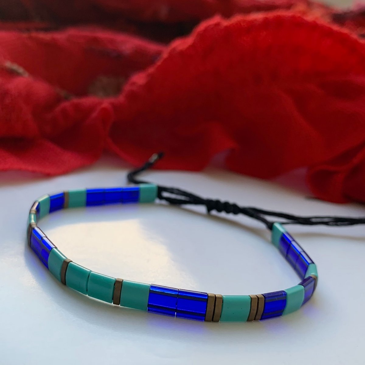 Miyuki Tila náramek č. 9