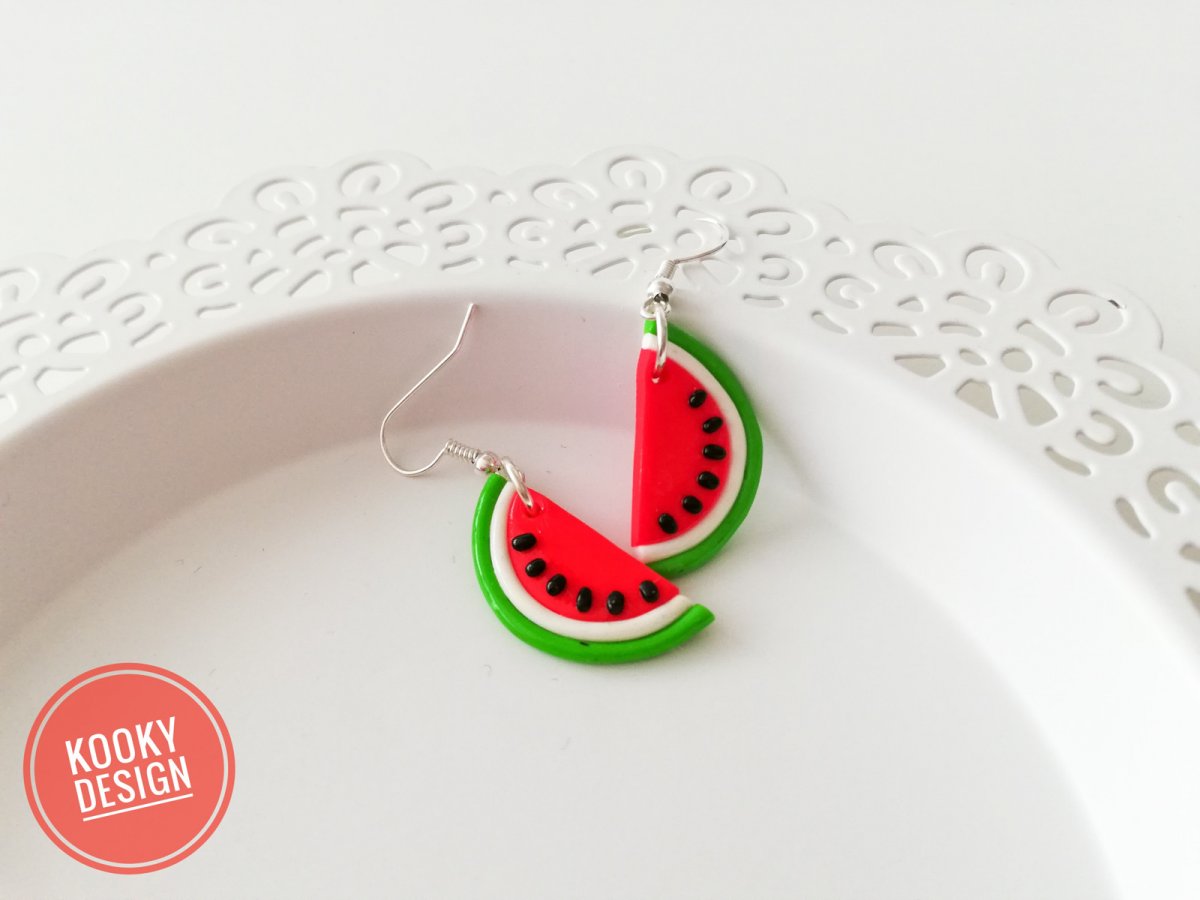 Visací náušnice - melounky