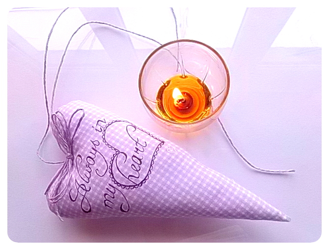 Dekorační srdíčko MY HEART