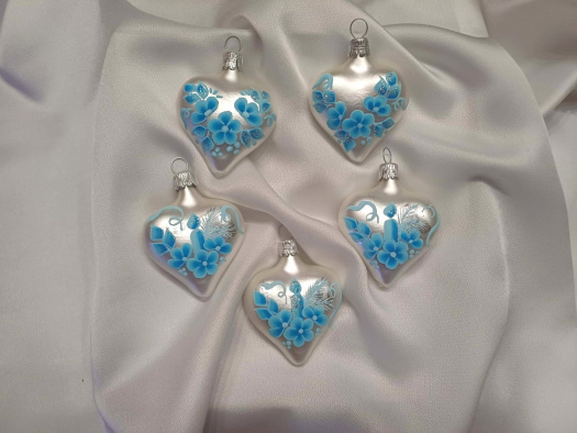  Vánoční ozdoby - srdce