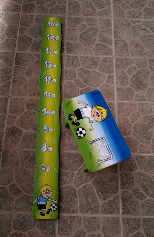 Dětský metr-fotbalista
