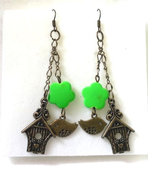 Ptáčkové se zelenou kytičkou