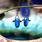 Náušnice Brufin - Mořský Jaspis...