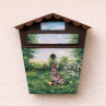 Poštovní schránka se zvířaty – originální ruční práce, zahrada