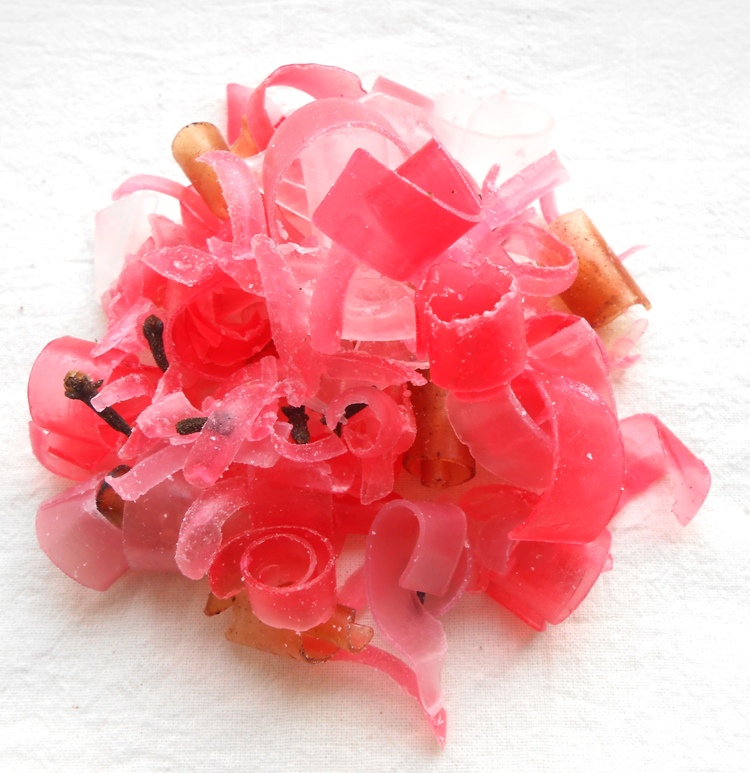 mýdlové SPIRÁLY  skořicovo-pomerančové