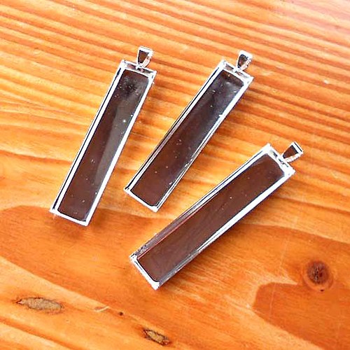 Lůžko 5x10mm - 1ks - Stříbrné