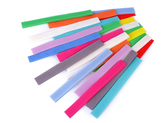 Suchý zip šíře 20 cm (10 párů) - mix