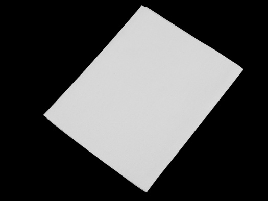 Nažehlovací záplaty 17x45 cm (1ks) - bílá