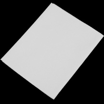Nažehlovací záplaty 17x45 cm (1ks) - bílá