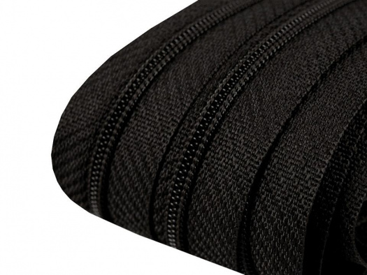 Zip spirálový šíře 3 mm (1m) - černá