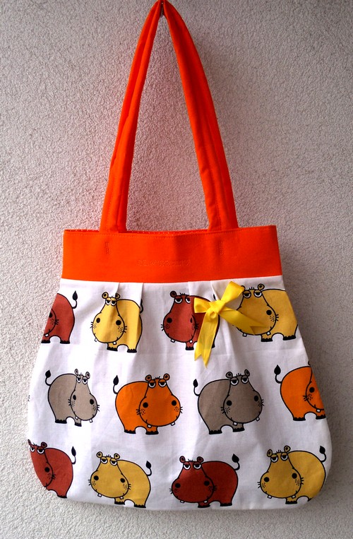 Šťastní hroši - kabelka 