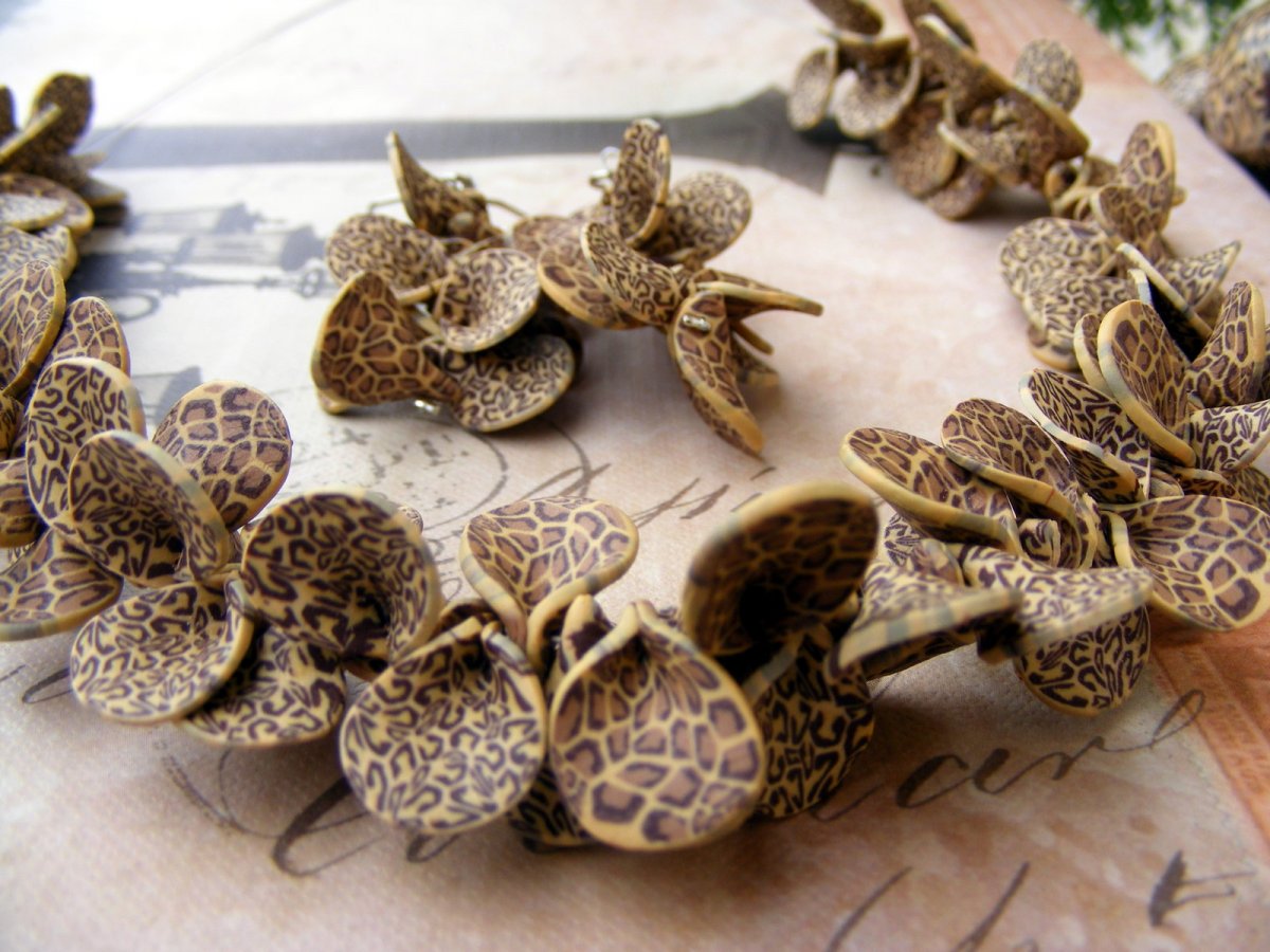 Fimo sada - lupínková leopardí