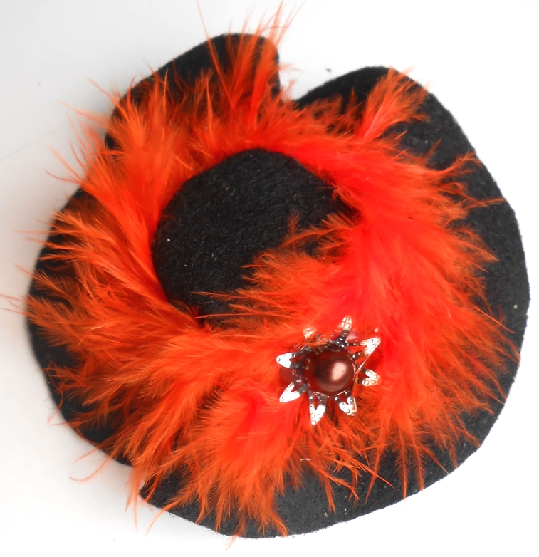 Brož klobouk No.1 orange