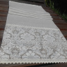 Běhoun "Dentelle" lněný