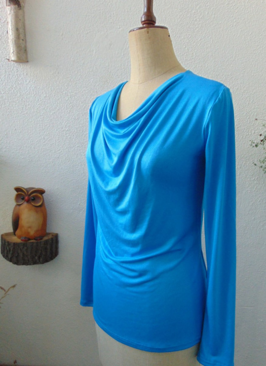 Tričko s vodou - barva modrá S - XXXL