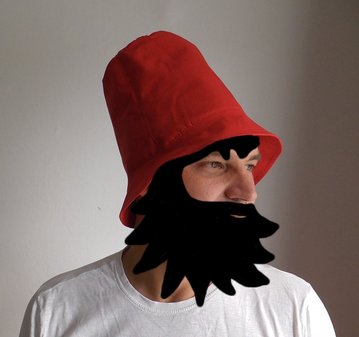 Rumcajs klobouk červený