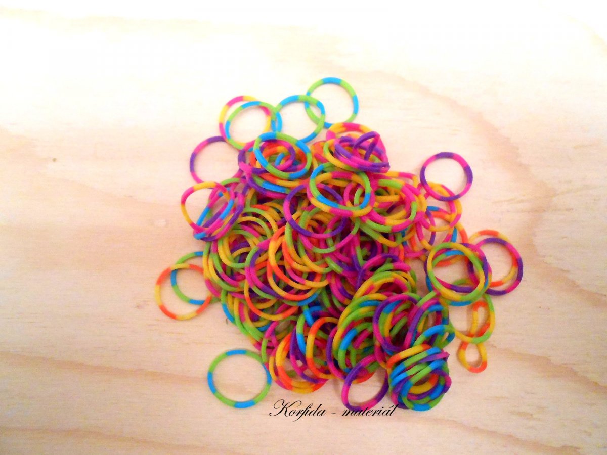 Gumičky Loom Bands pestrobarevné
