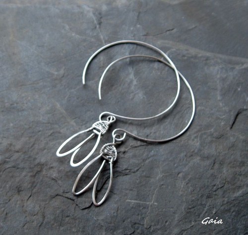 Náušnice Sněženky...chirurgická ocel