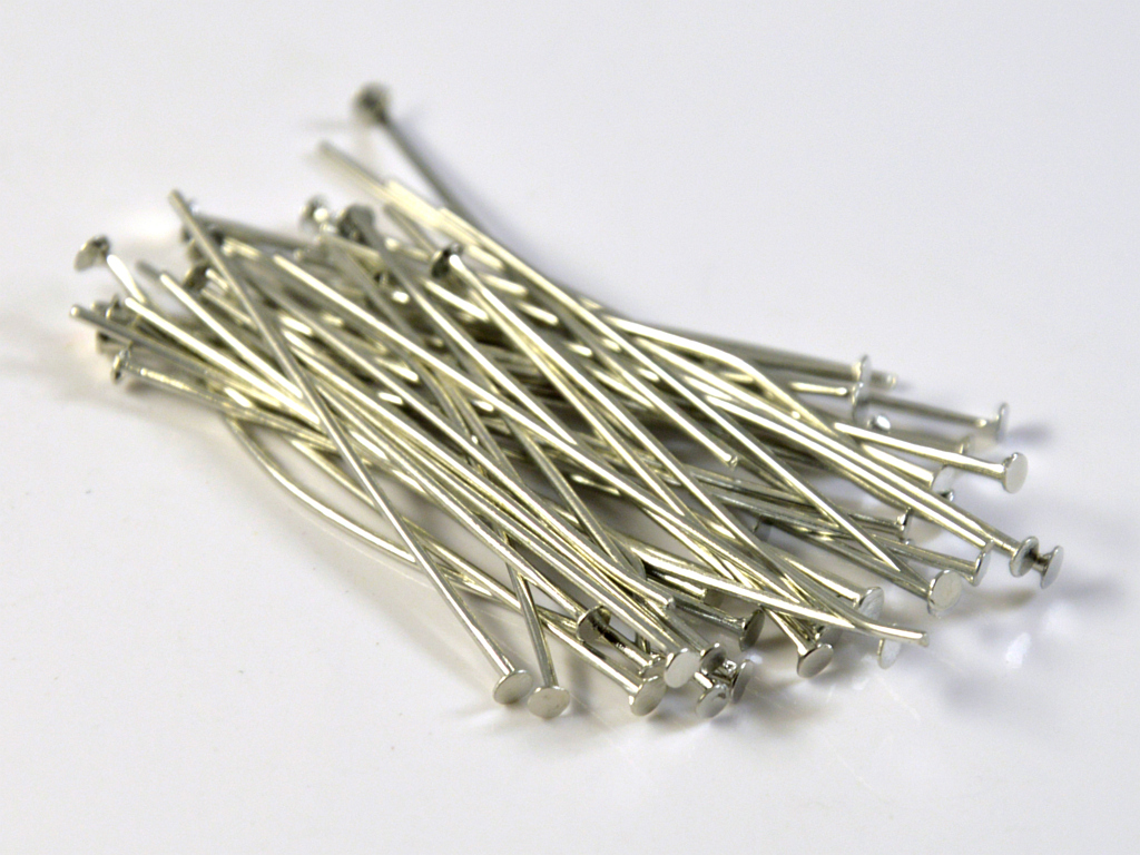 Ketlovací nýt 40 mm, platina, 100 ks