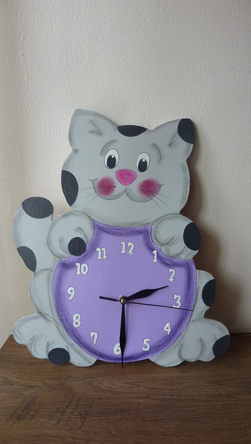hodiny-kočka
