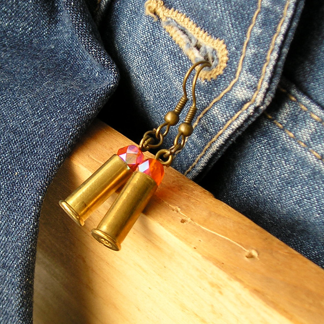 náušničky mini oranžové