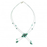 Smaragdová elegance - náhrdelník