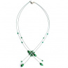 Zelená elegance - náhrdelník