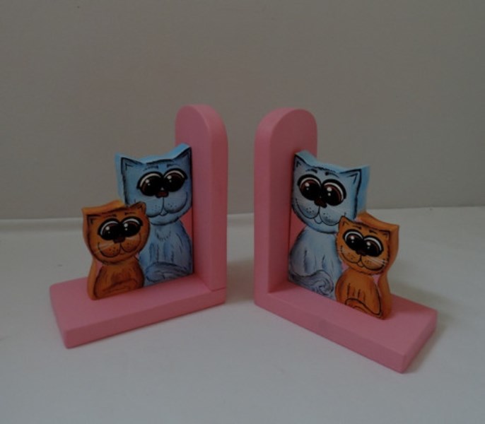 Zarážka na knihy-kočka II