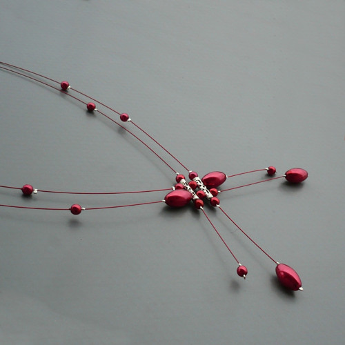 Vínová elegance - náhrdelník