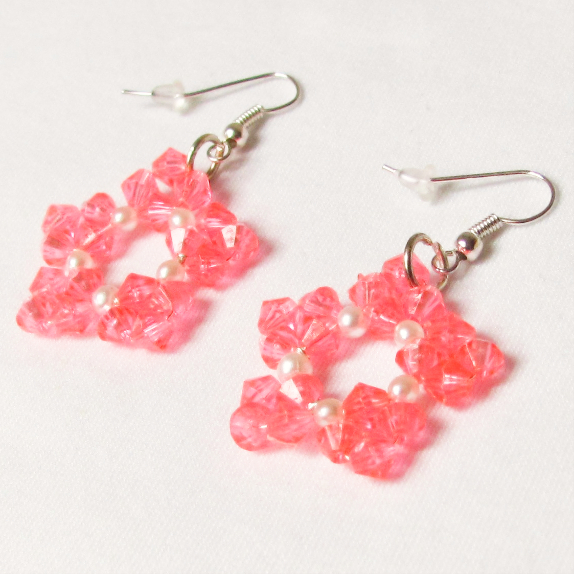 Sněhové vločky růžové 2, malé